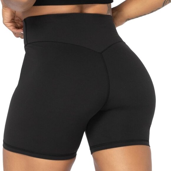 No Front Seam High Waist Biker Shorts for Women, Squat Proof Yoga Workout Gym Bi - Picture 2 of 6